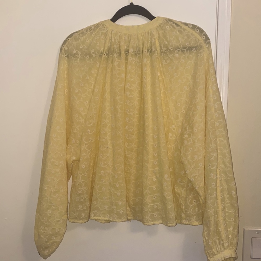 Free People Down From The Clouds Blouse - Picture 5 of 9